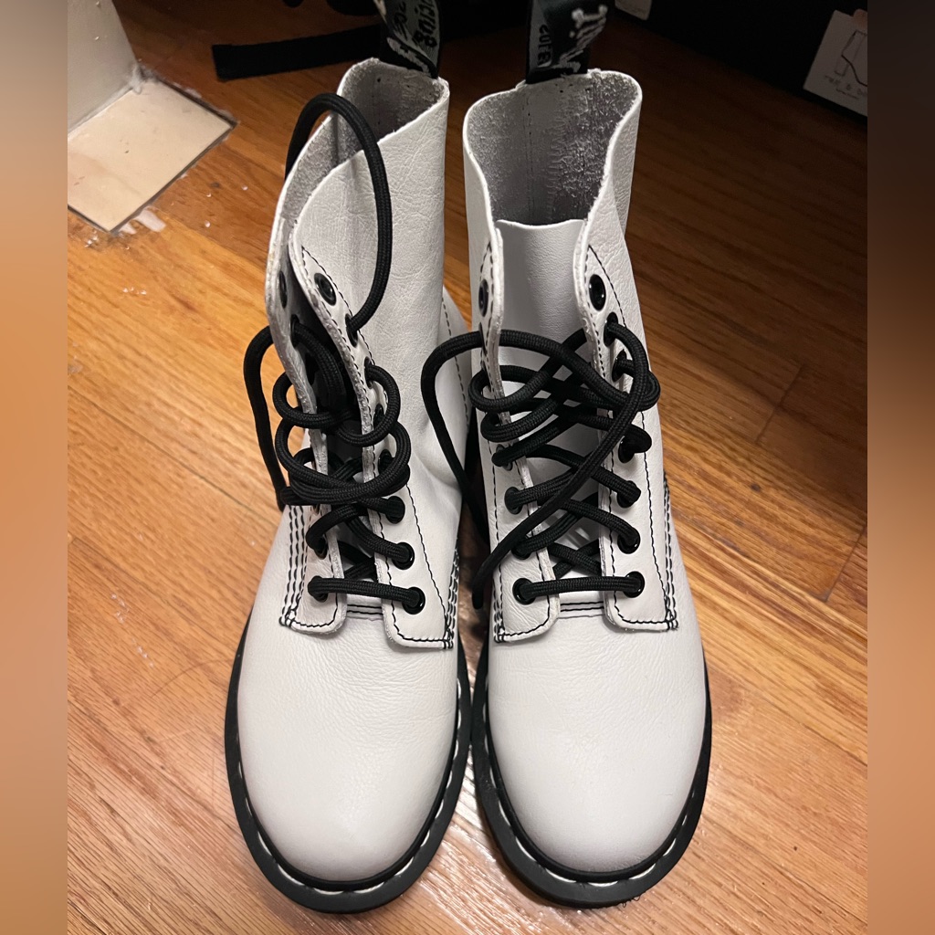 Dr. Martens White Boots